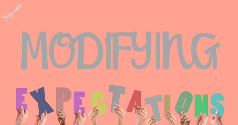 Outreachy - Modifying Expectations